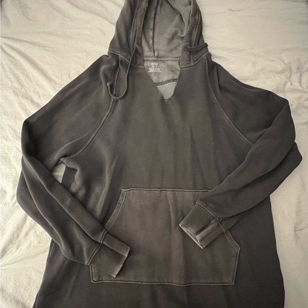 Men's Charcoal Hoodie Sweater